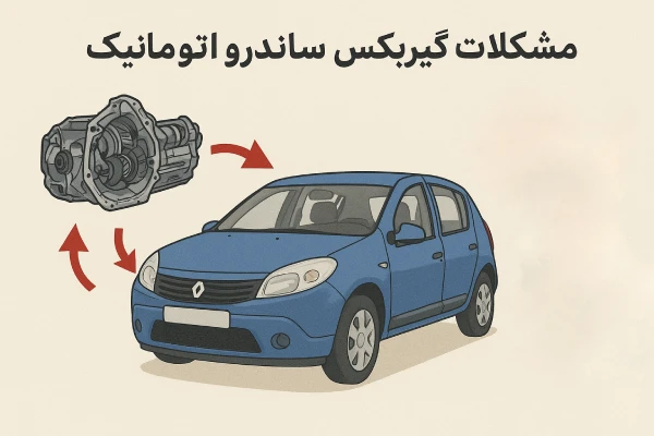 مشکلات گیربکس ساندرو اتوماتیک